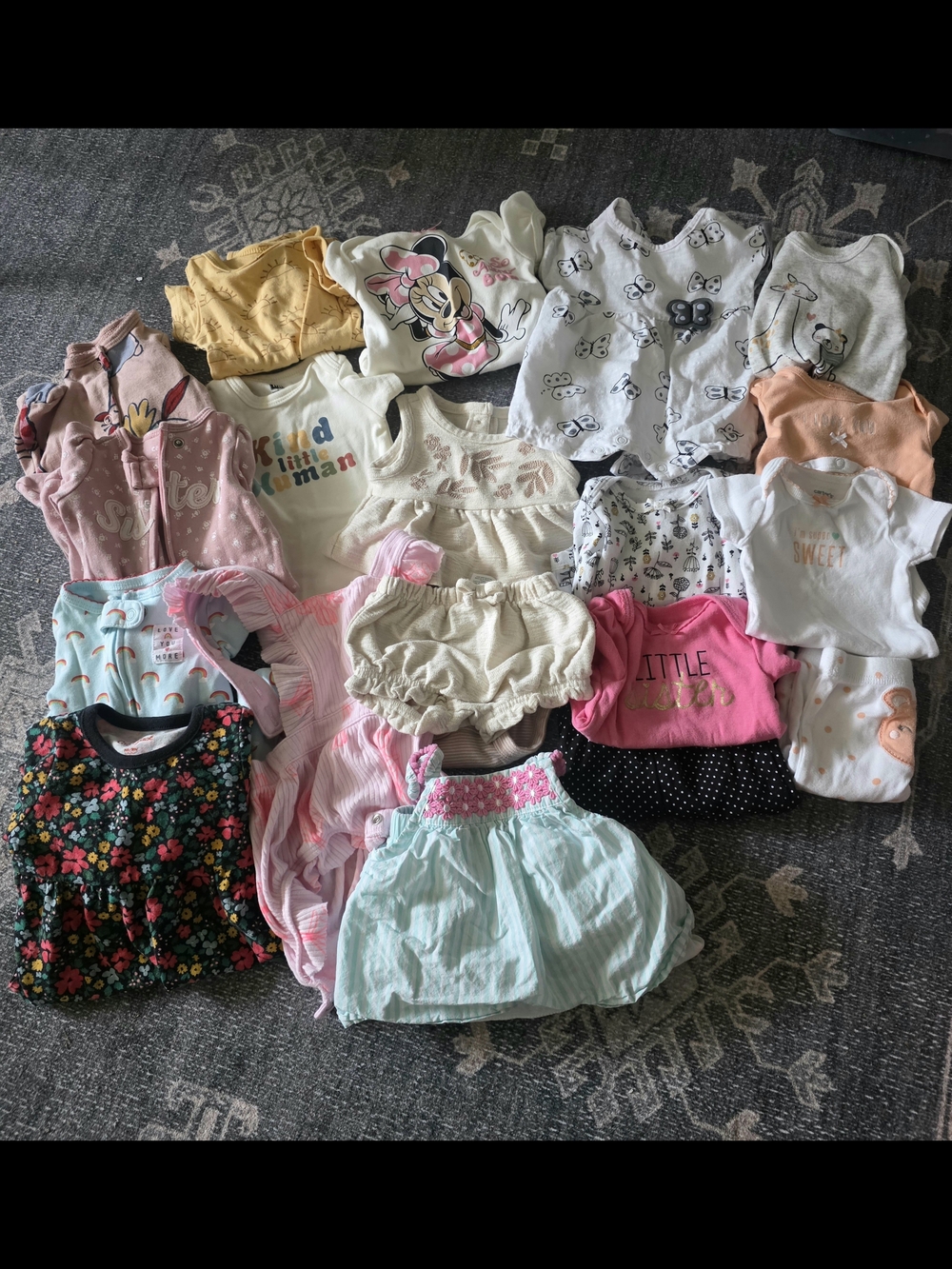 Assorted Girl Newborn Lot